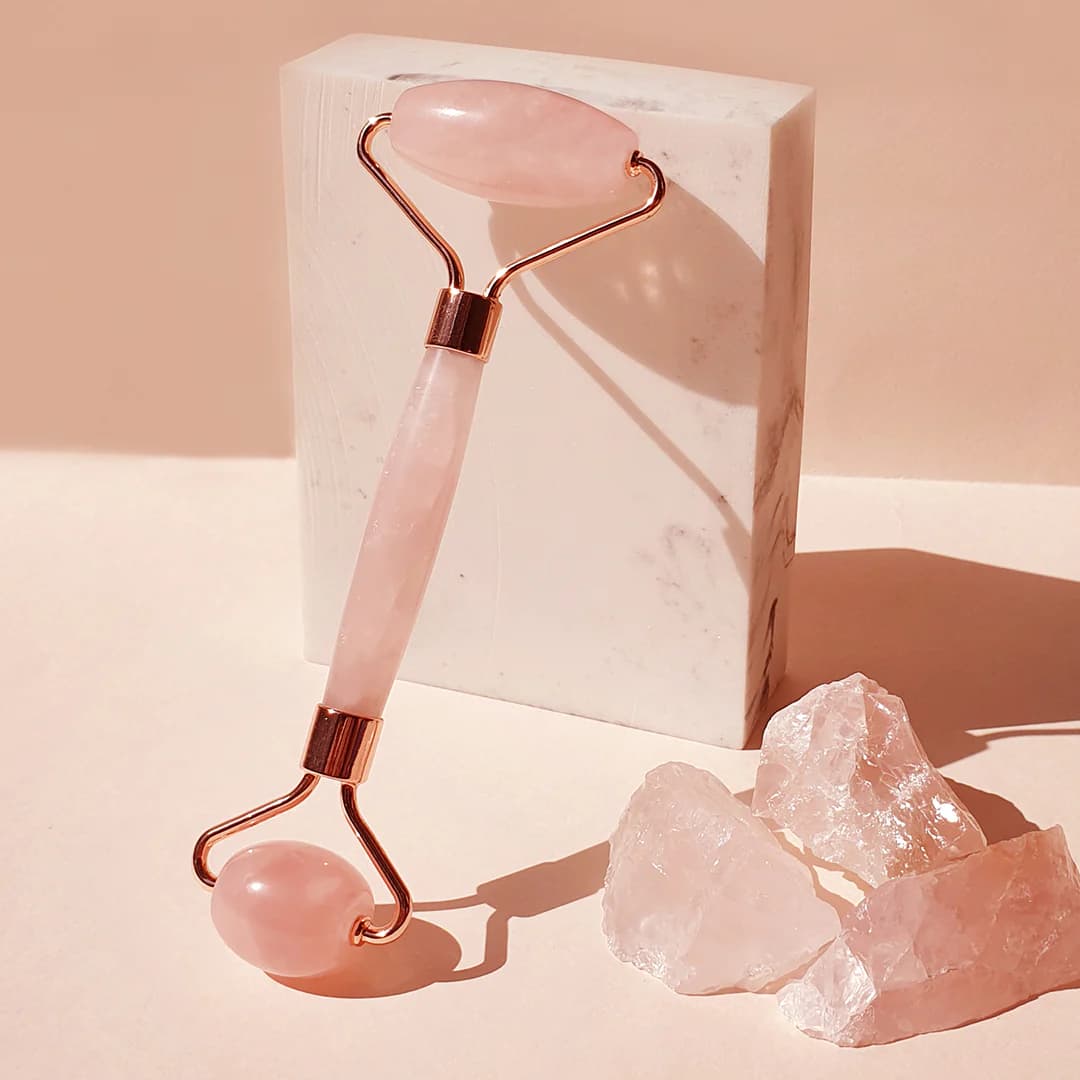 Face Roller - Rose Quartz